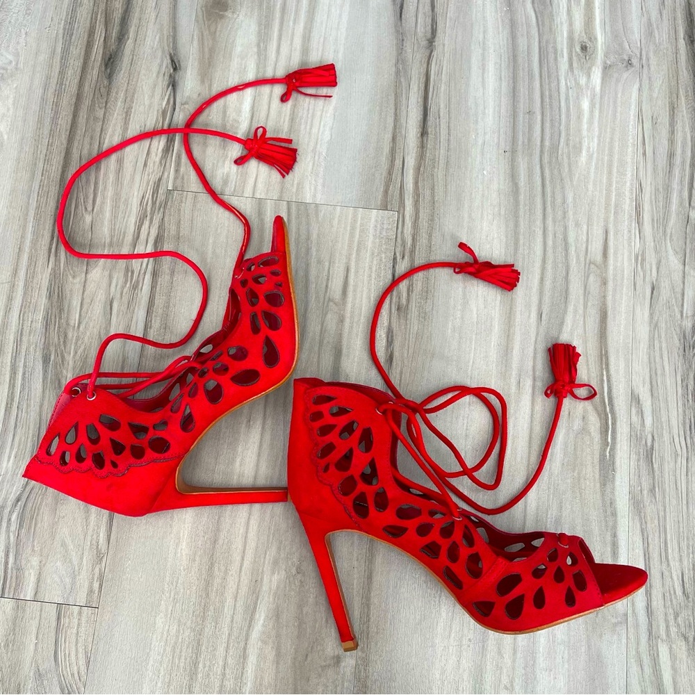 Lace Up Heels